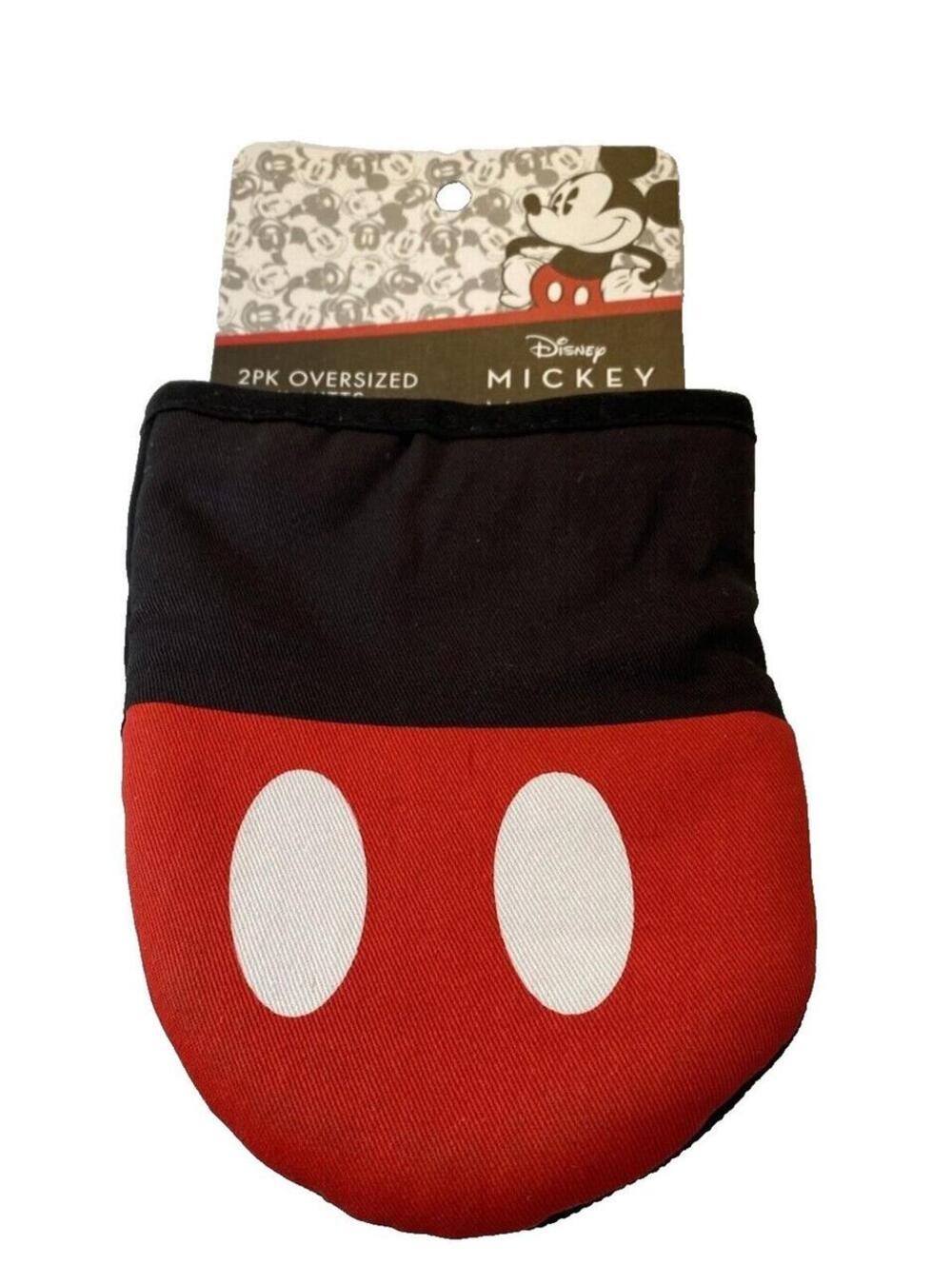 Disney Mickey Mouse Oven Mitts 2pk Oversized Mini Mitts Kitchen Decor Home Gift